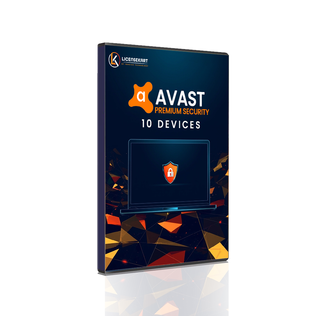 Avast Premium Security License Key - 10 Devices | 1 Year